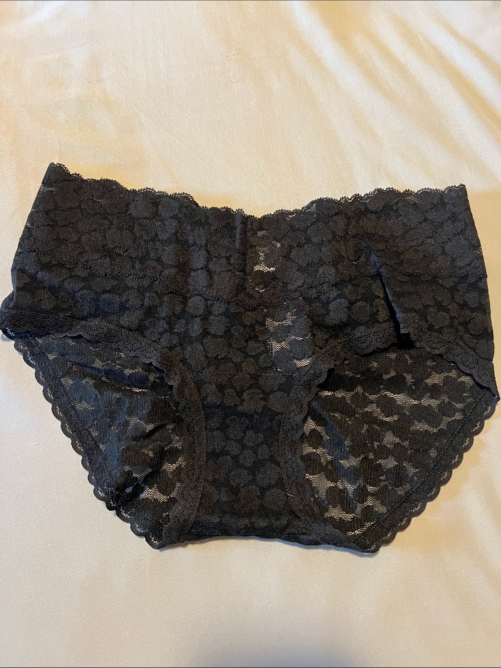 Aerie Black Lace Cheeky Panty
